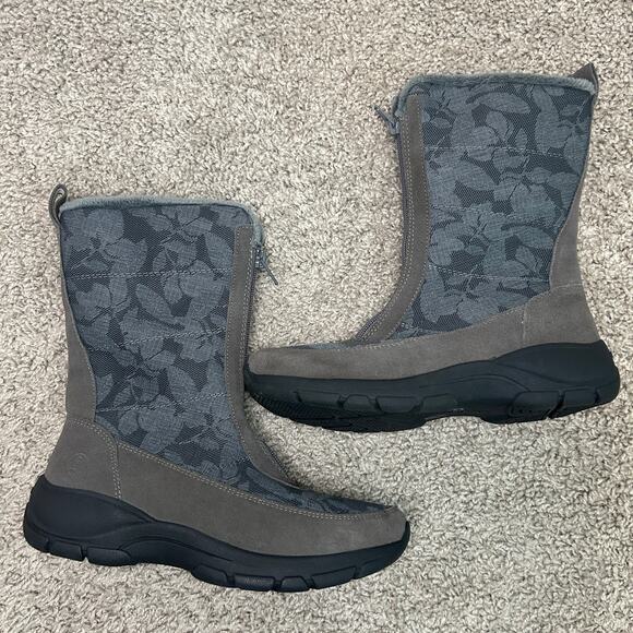 Lands End Faux Fur Thermolite Boots Womens size 6.5 - Picture 1 of 7